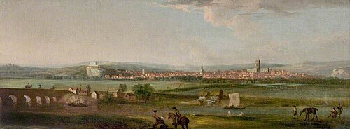 Nottingham from the South, , George Lambert