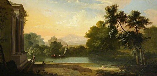 Romantic Landscape, , George Lambert