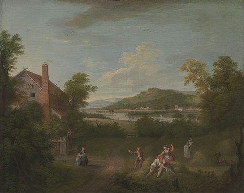 Landscape with Farmworker, 1735, George Lambert