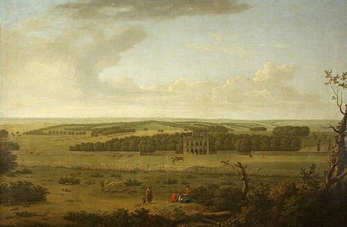 Lodge Park, Gloucestershire, 1747, George Lambert