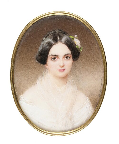 Unknown woman, , Moritz Michael Daffinger