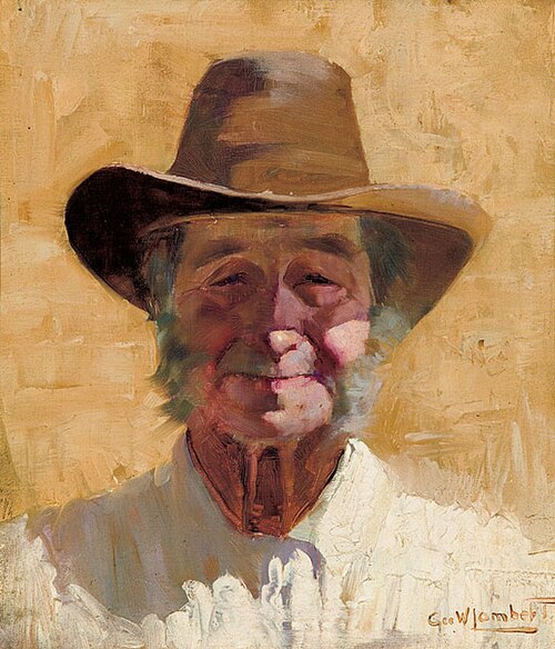 Old Joe, 1898, George Washington Lambert