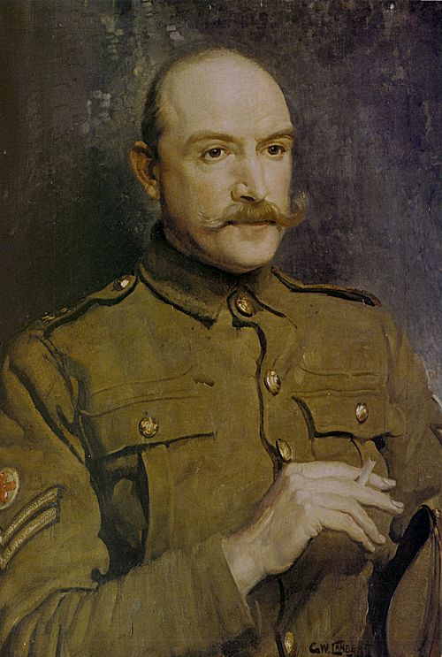 Portrait of Australian painter Arthur Streeton, 1917, George Washington Lambert