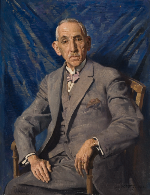 The Rt. Hon. William Morris Hughes CH KC, Prime Minister of Australia (1915–23)., 1927, George Washington Lambert