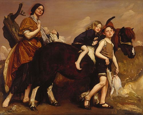 Holiday in Essex, 1910, George Washington Lambert