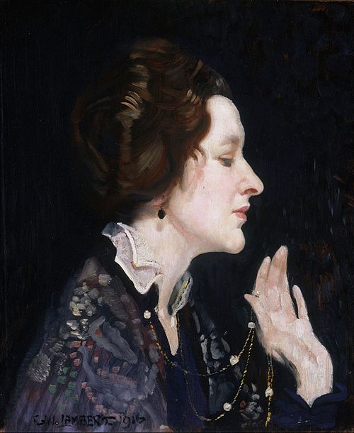 Portrait d'une dame, 1916, George Washington Lambert