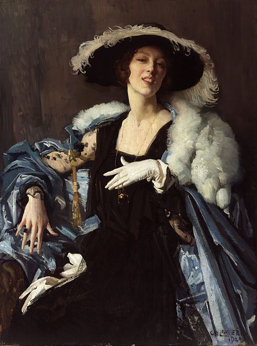The white glove, 1921, George Washington Lambert