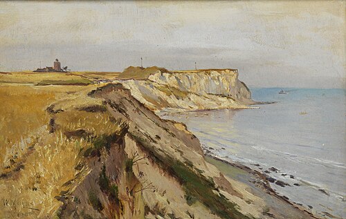 Coastal landscape, 1890, Walter Moras