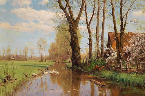 Idyllic Summer Scene, , Walter Moras