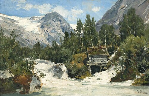 In the Hardanger Fjord, , Walter Moras