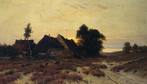 Heidelandschaft, 1890, Walter Moras