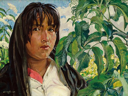Pab Shlee, 1925, Walter Ufer