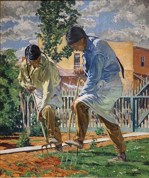 The Garden Makers, 1923, Walter Ufer