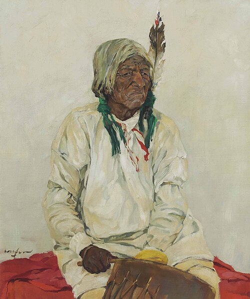 El Cacique del Pueblo, 1916, Walter Ufer
