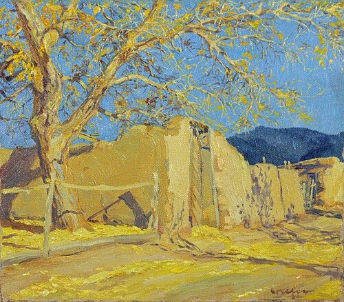 The Old Spanish Gate, 1914, Walter Ufer