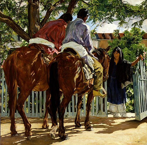 Callers, 1926, Walter Ufer