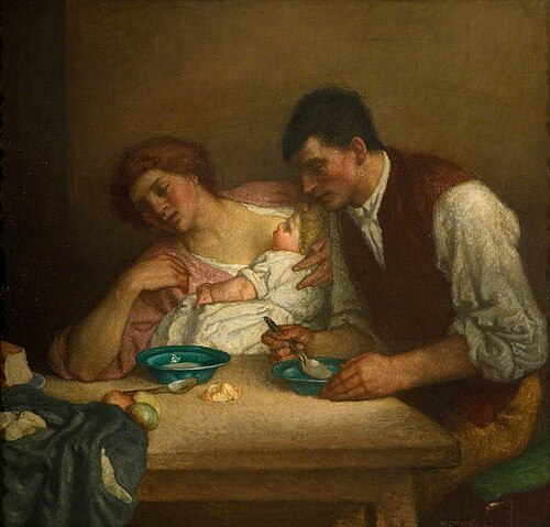 Supper Time, 1905, William Strang