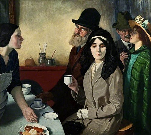 Café Bar, 1915, William Strang