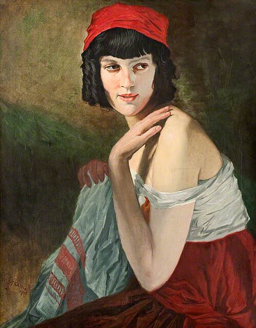 Italian Girl, 1915, William Strang