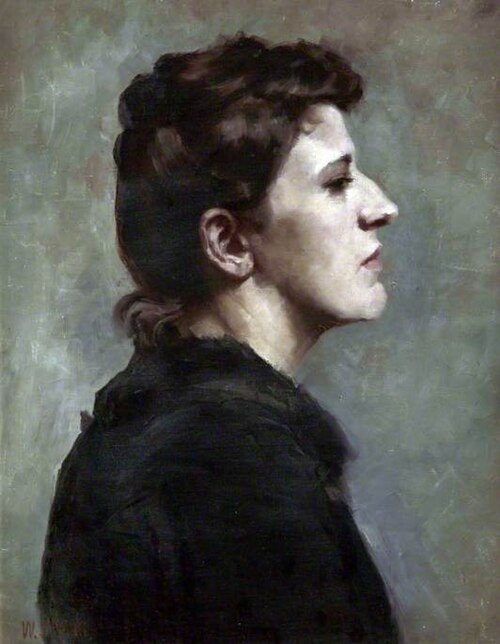 Portrait of a Lady, , William Strang
