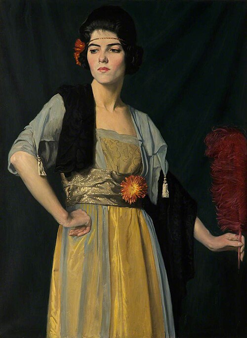 The Feather Fan, , William Strang