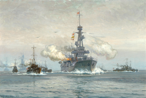 The Danish squadron of 1928., 1928, Vilhelm Arnesen
