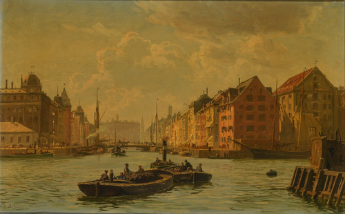 From the port of Copenhagen., 1910, Vilhelm Arnesen