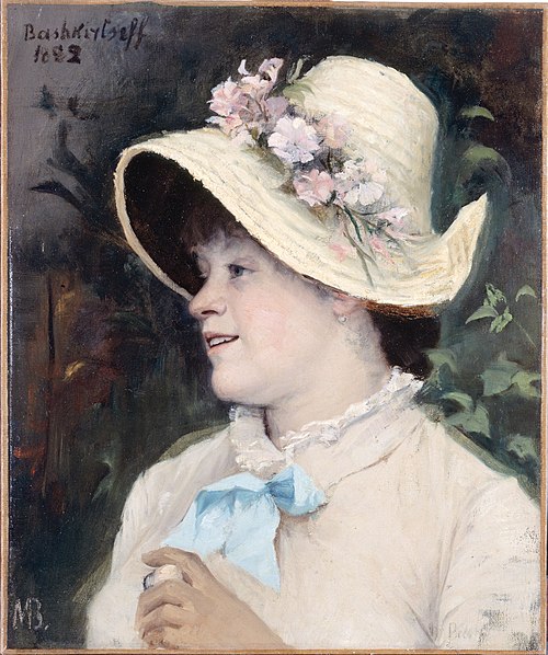 La Parisienne, portrait d'Irma, modèle à l'Académie Julian, 1882, Marie Bashkirtseff