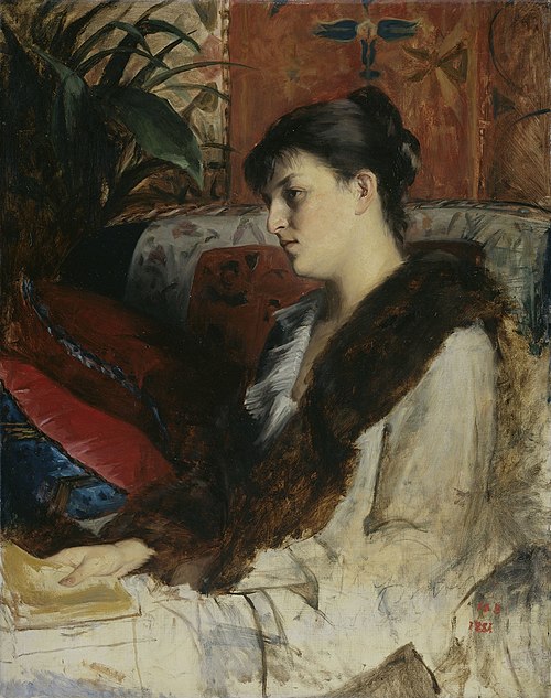 Portrait de sa belle-sœur, 1881, Marie Bashkirtseff