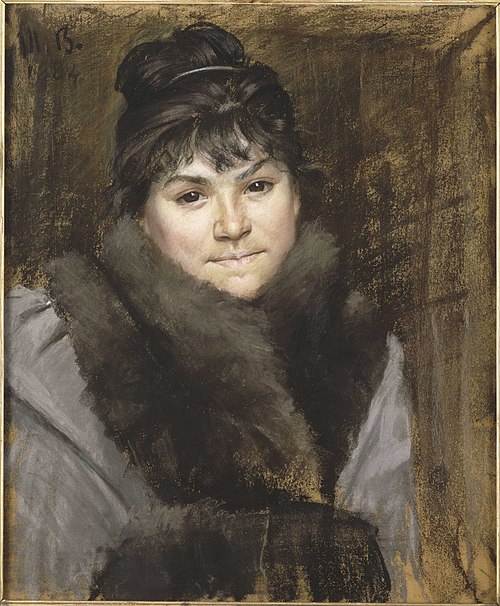 Portrait de Mme X, 1884, Marie Bashkirtseff