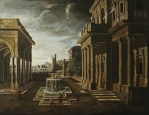 An Architectural Fantasy, 1630, Viviano Codazzi