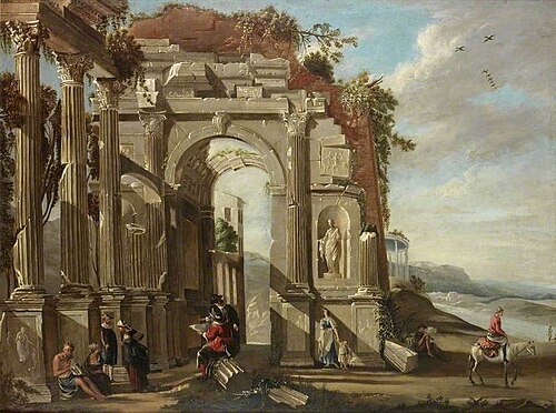 Temple Ruins, 1630, Viviano Codazzi