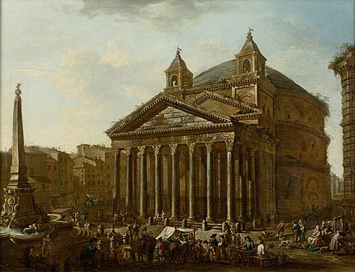 The Pantheon, Rome, , Viviano Codazzi