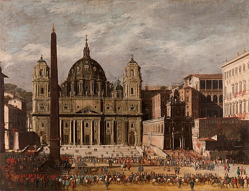Exterior of Saint Peter’s, Rome, 1630, Viviano Codazzi
