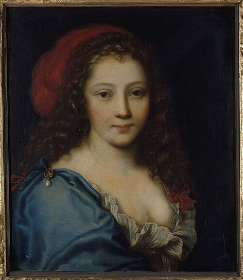 Portrait présumé d'Armande Béjart (vers 1640-1700), comédienne, 1660, Nicolas Mignard