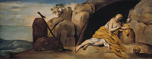 Magdalena penitente en la gruta de Sainte-Baume, 1612, Juan Bautista Maíno
