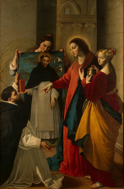 Appearance of the Virgin to a Monk of Dominican Order in Soriano, 1635, Juan Bautista Maíno