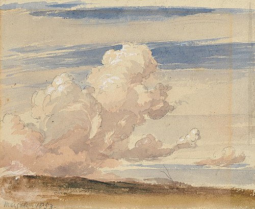 Margate, Great Cloud, 1853, George Richmond