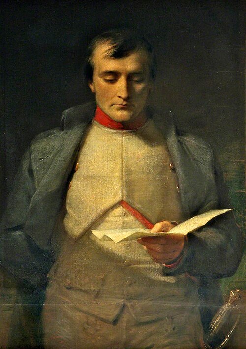 Napoleon I (1769–1821), Reading His Letter of Abdication, 1867, George Richmond