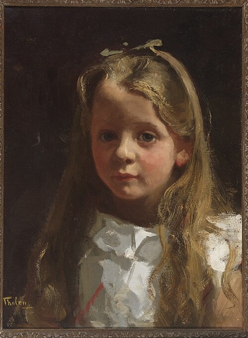 Portrait of Peronne Arntzenius (1883-1953), 1890, Willem Bastiaan Tholen