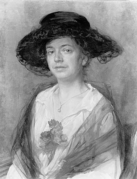 Portrait of Wilhelmina Elisabeth Edzardine de Ranitz (1876-1966), 1923, Willem Bastiaan Tholen