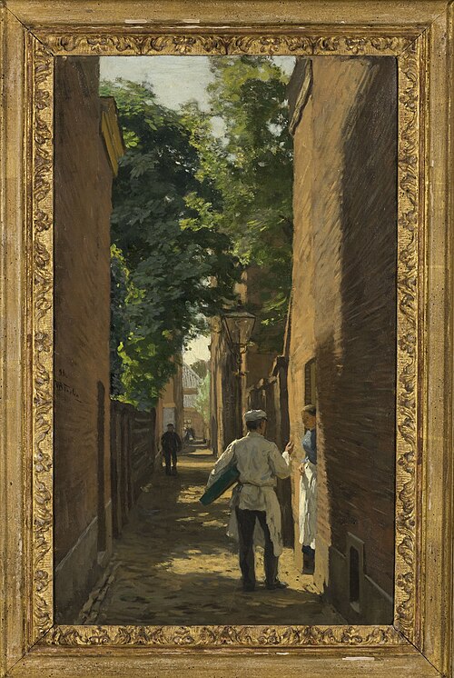 Street gossip, 1896, Willem Bastiaan Tholen