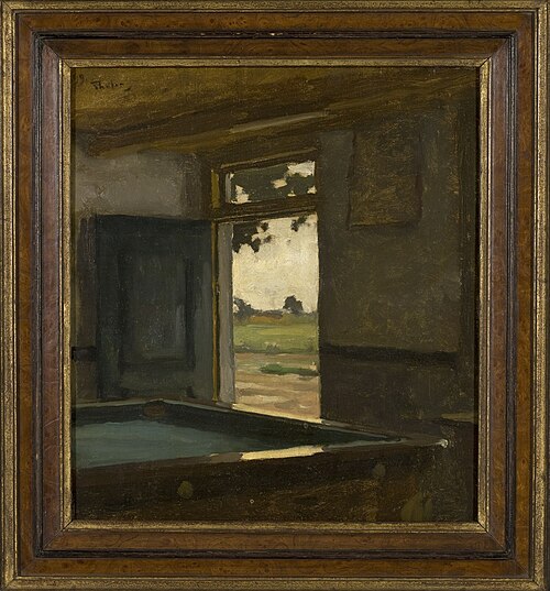 Het biljart, 1899, Willem Bastiaan Tholen