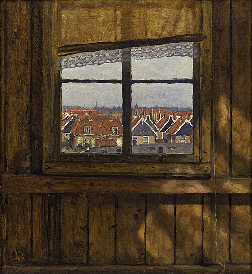 Atelier venster, 1910, Willem Bastiaan Tholen