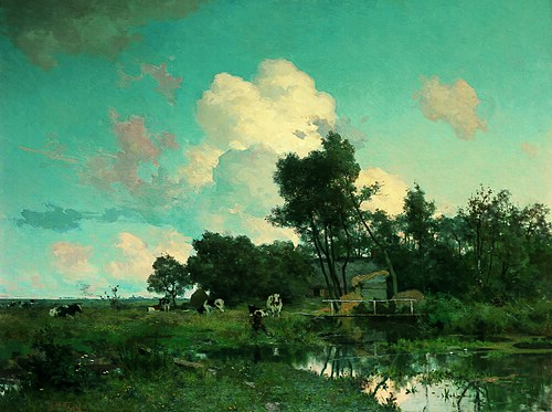 Zomers boerenlandschap, 1883, Willem Bastiaan Tholen