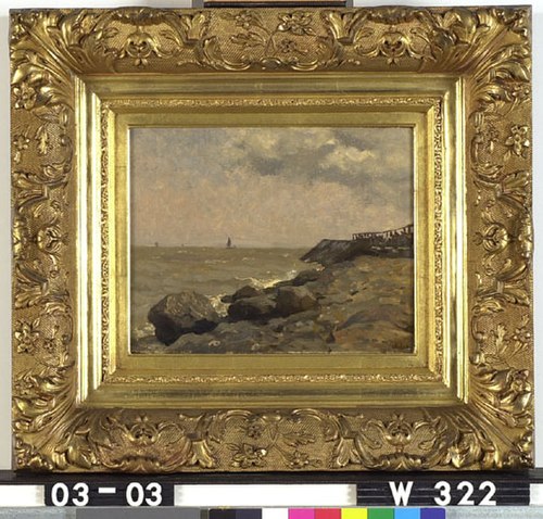 Zee met dijkbeschoeiing, 1903, Willem Bastiaan Tholen