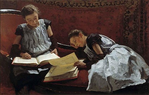 The Arntzenius Sisters, 1893, Willem Bastiaan Tholen