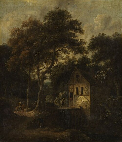 Mühle im Wald, 1665, Roelof van Vries
