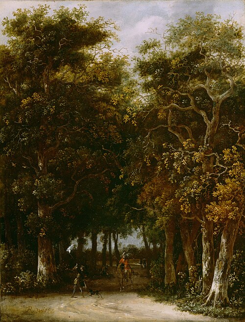 Landscape with Hunter, 1665, Roelof van Vries
