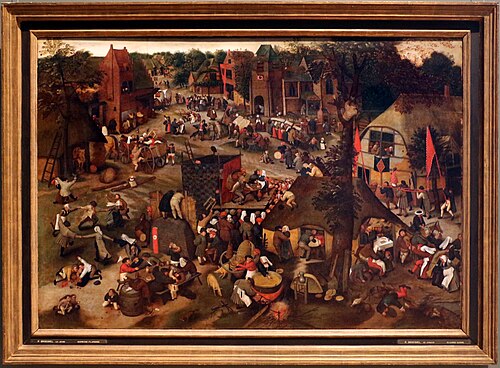 a flemish wake, , Pieter Brueghel le Jeune